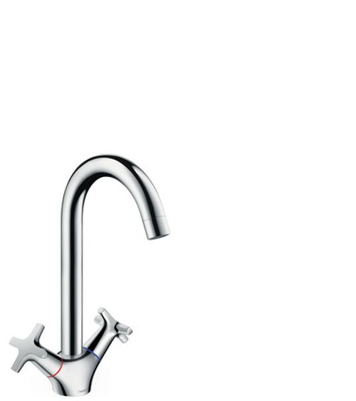 Hansgrohe-HG-Zweigr-Spueltischarmatur-220-Logis-M32-1jet-chrom-71285000 gallery number 1